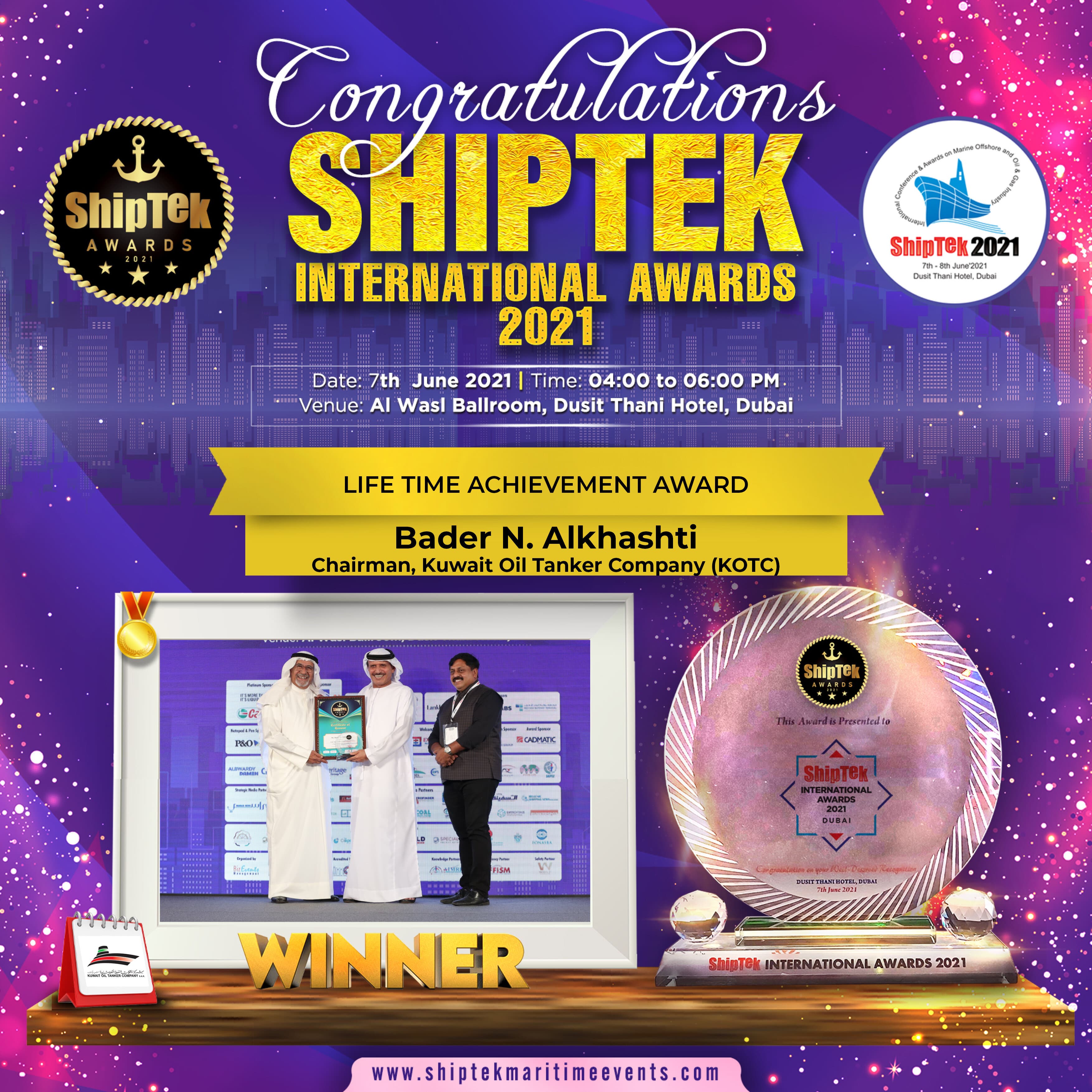 ShipTek2021 Winners